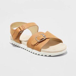 NEW Toddler Shaelyn Footbed Sandals - Cat & Jack™ Brown 9T